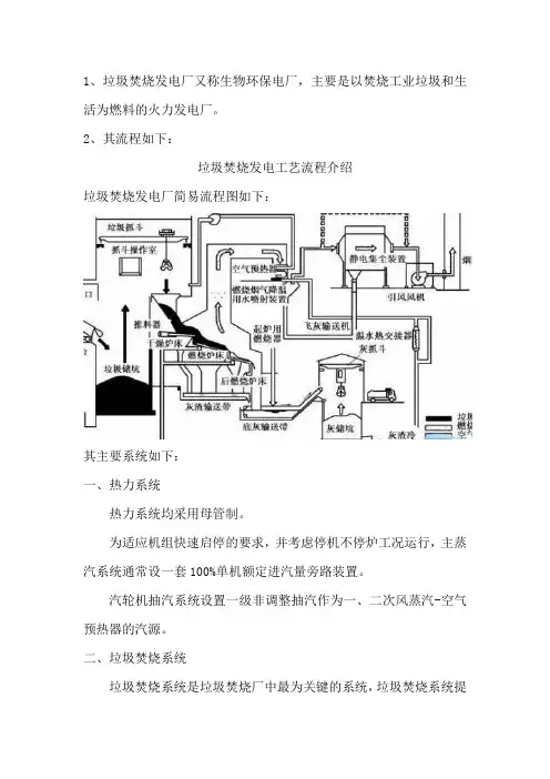 垃圾发电厂及流程