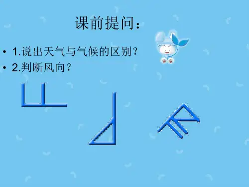【最新】中图版七年级地理上册3.3天气与气候课件