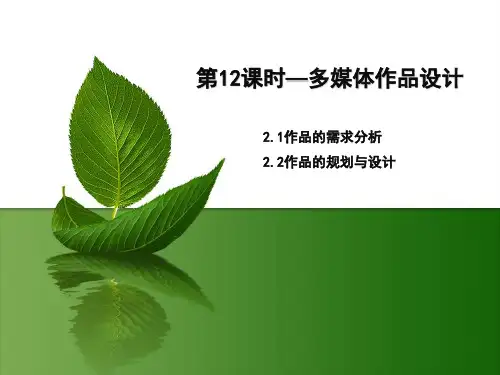 多媒体作品设计分析