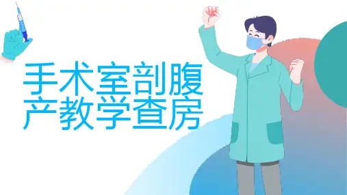 手术室剖腹产教学查房