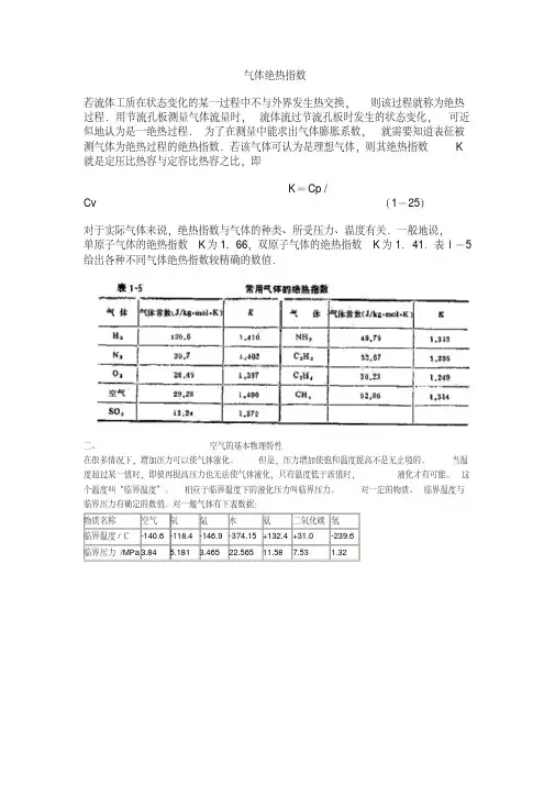 气体绝热指数..
