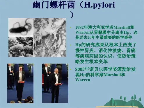 HP感染共识意见解读(共40张PPT)