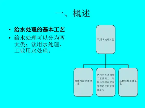 精选给水处理工艺流程教程