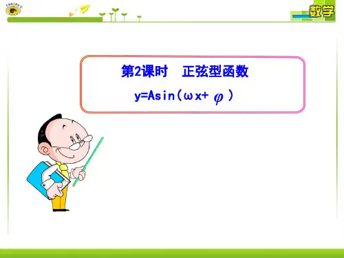 人教版中职数学(拓展模块)1.3《正弦型函数y=Asin(ωx+φ)》ppt课件1