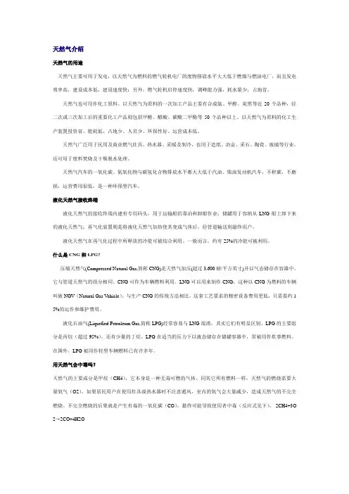 天然气介绍