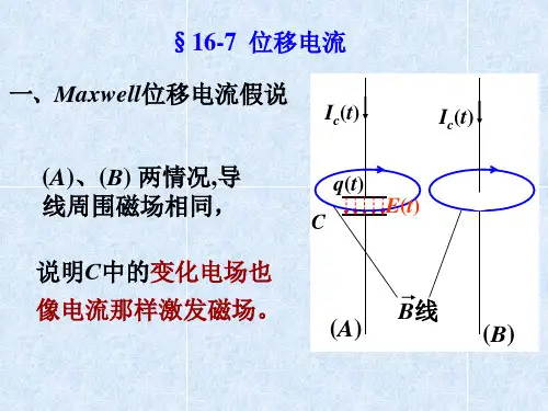大学物理位移电流、Maxwell方程组