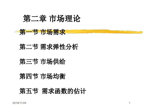 第二章市场理论