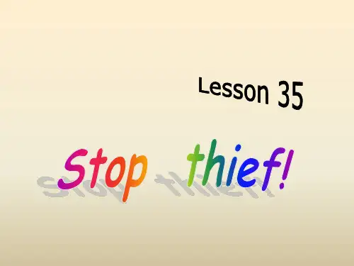 新概念英语第二册Lesson35(共23张PPT)