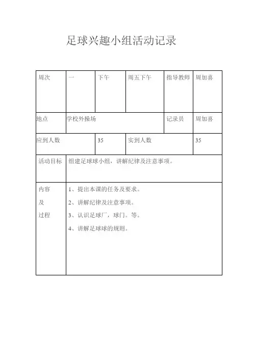 足球社团