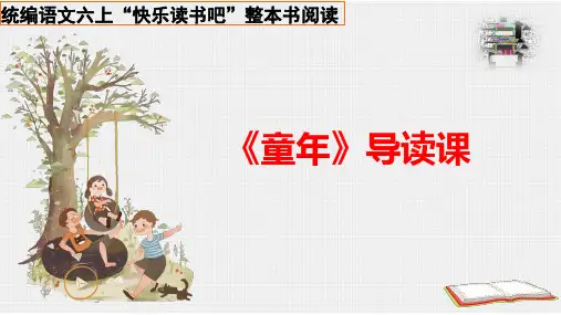 整本书阅读优质课《童年》PPT