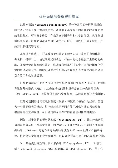 红外光谱法分析塑料组成