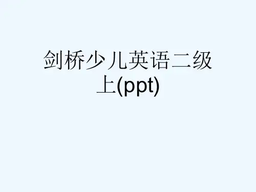 剑桥少儿英语二级上(ppt)