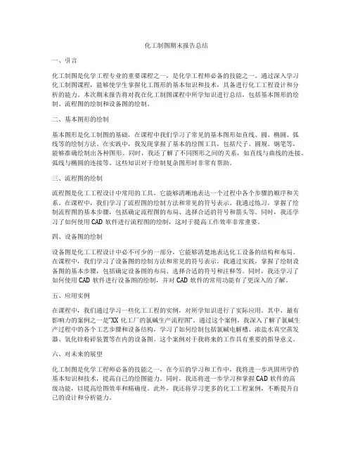 化工制图期末报告总结