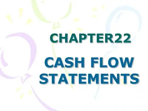 chapter22-cash flow statements