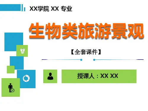 生物类旅游景观PPT精品课程课件全册课件汇总