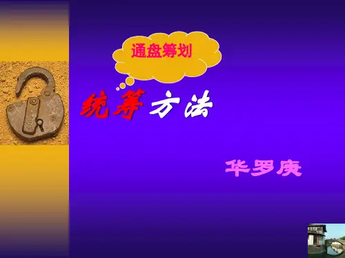 《统筹方法》ppt课件