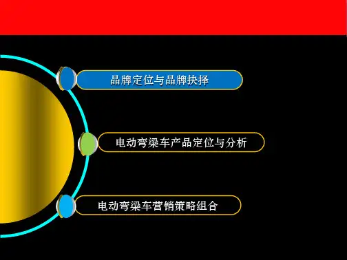 广告策划PPT宗申集团电动弯梁车策略规划简化版
