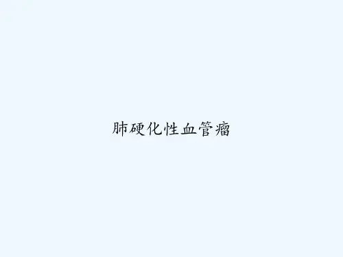 肺硬化性血管瘤 PPT