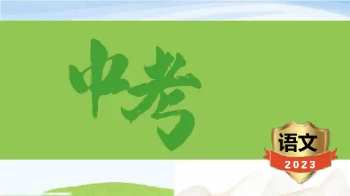 中考语文总复习(九)《红星照耀中国》