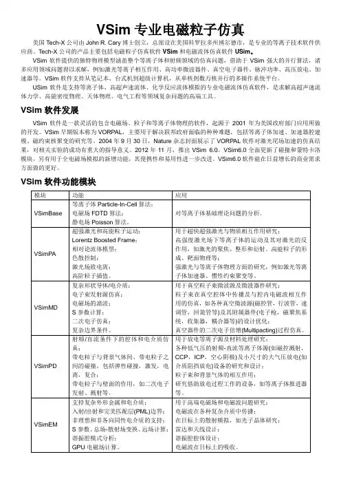 VSim电磁粒子仿真技术