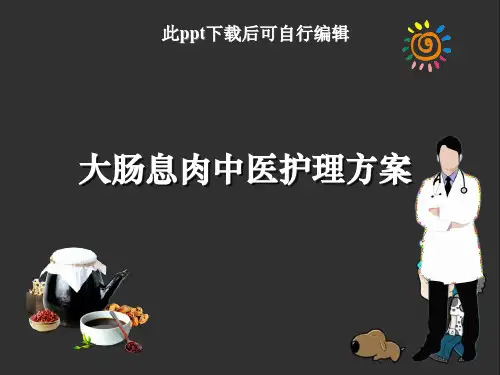 大肠息肉中医护理方案ppt课件