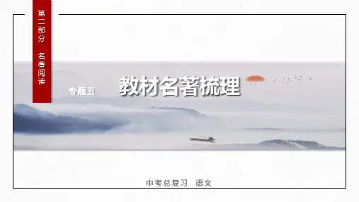2024年广东省中考语文一轮总复习：名著阅读《水浒传》