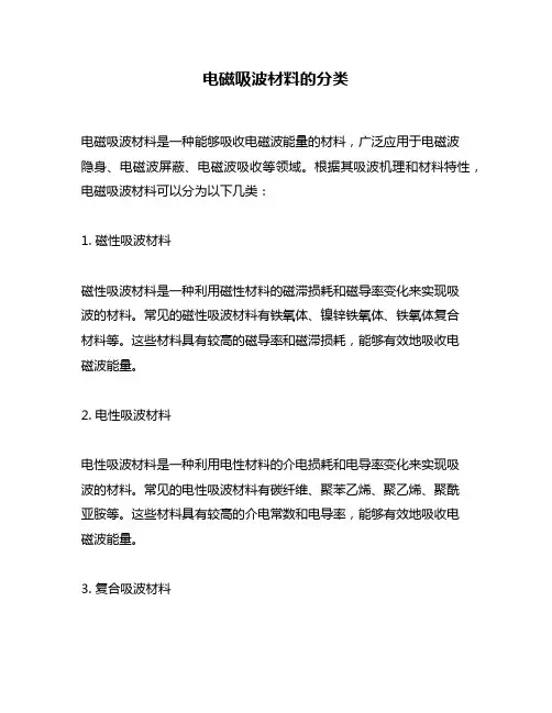 电磁吸波材料的分类