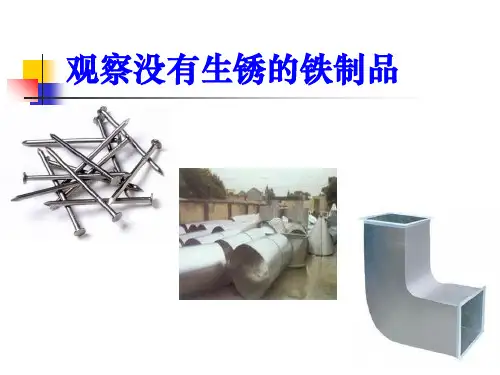 小学六年级科学铁生锈了ppt课件