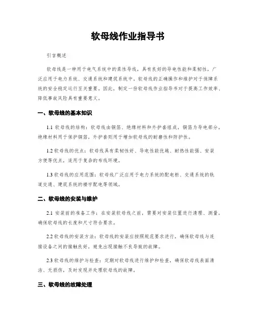 软母线作业指导书