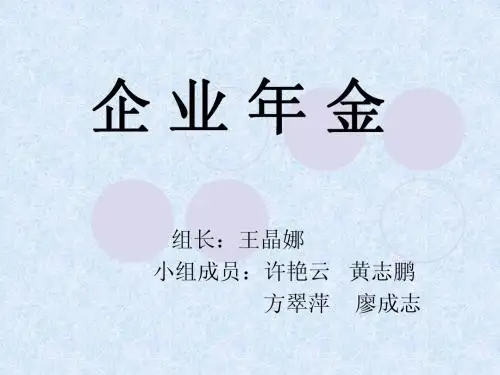 企业年金