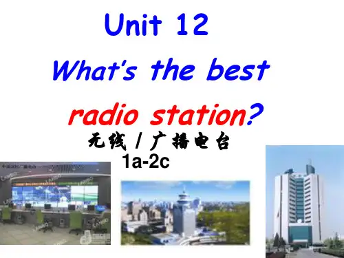新目标人教版初中英语八级上册《Unit 12 What's the best radio stati