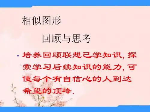 八年级数学103_相似图形课件苏科版
