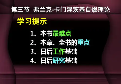 F-K自燃理论