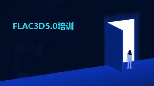 2024版FLAC3D5.0培训