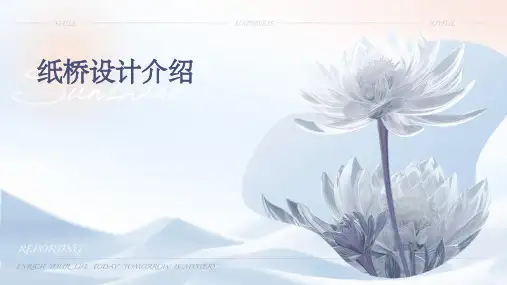 纸桥设计介绍PPT