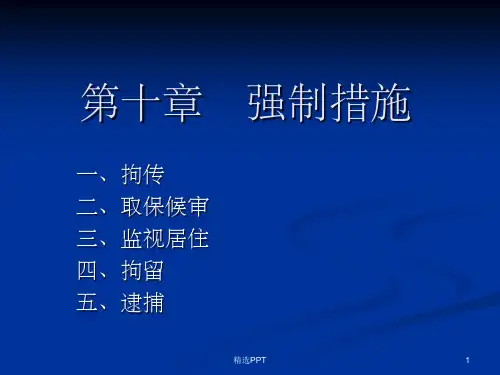 《强制措施》PPT课件 (2)