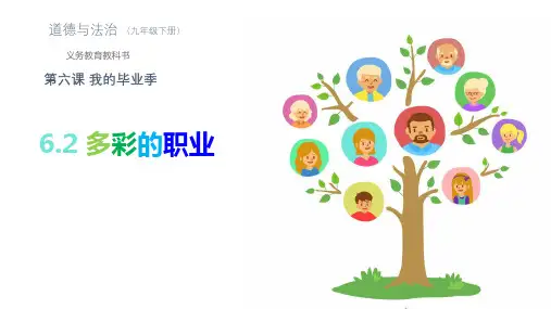 新人教版九年级道德与法治下册《三单元 走向未来的少年  第六课 我的毕业季  多彩的职业》课件_6