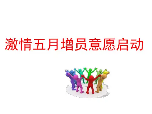 五月激情增员意愿启动