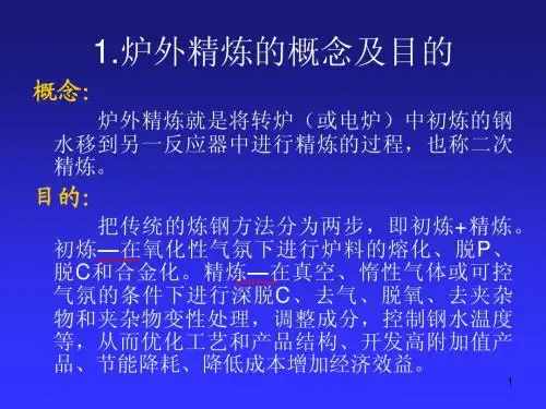 炉外精炼