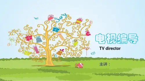 电视编导1-电视编导简述