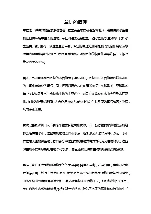 草缸的原理