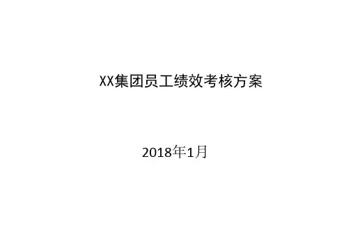 某集团员工绩效考核方案(共40张PPT)