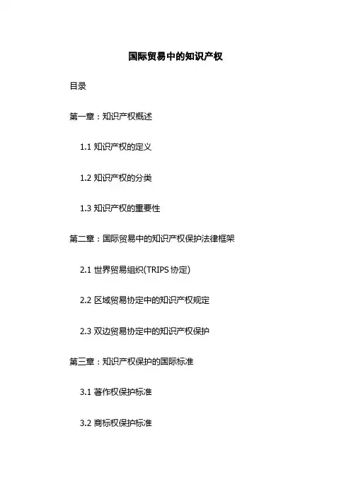 国际贸易中的知识产权