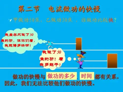 16.2电流做功的快慢PPT