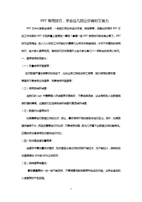 PPT常用技巧