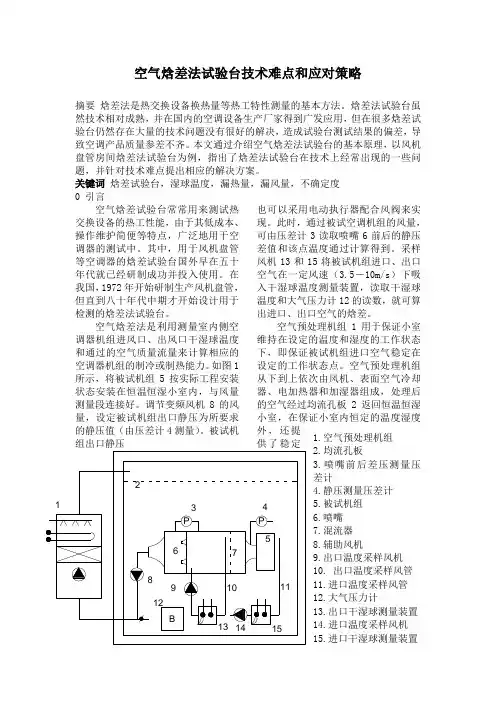 空气焓差法试验台技术难点和应对策略doc 6页.doc