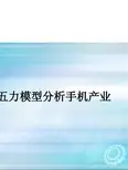 波特五力模型分析中国手机行业
