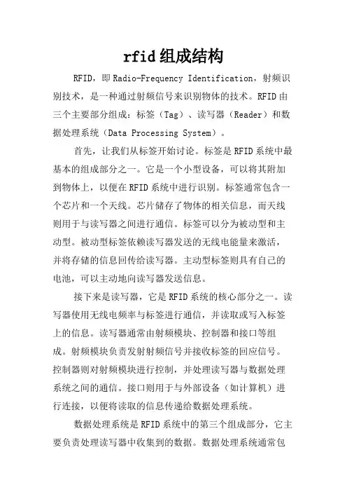 rfid组成结构