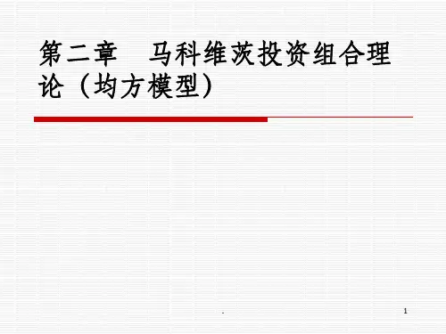马科维茨投资组合理论均方模型