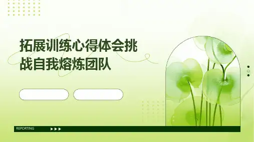 拓展训练心得体会挑战自我熔炼团队